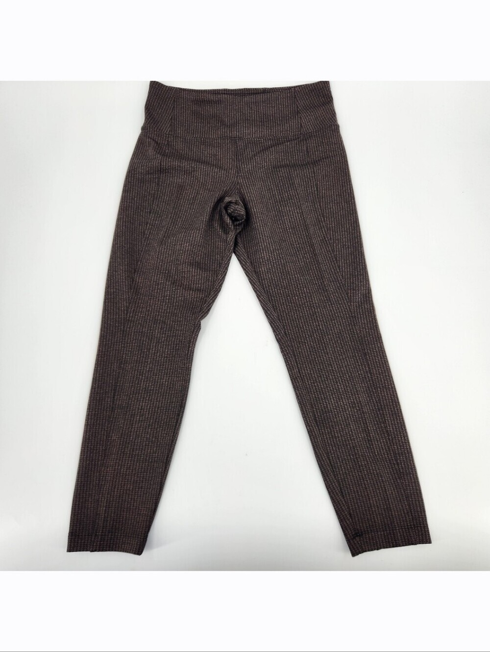 Athleta Delancy Houndstooth Tight Womens Size MP Brown Black